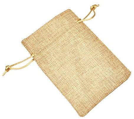 Mandala Crafts - Wholesale Gift bag - Mandala Crafts Natural Burlap Drawstring Gift Bag, Linen Pouch for Party Favor, Jewelry, Wedding, Candles, Tea, Coffee; 20 PCs5