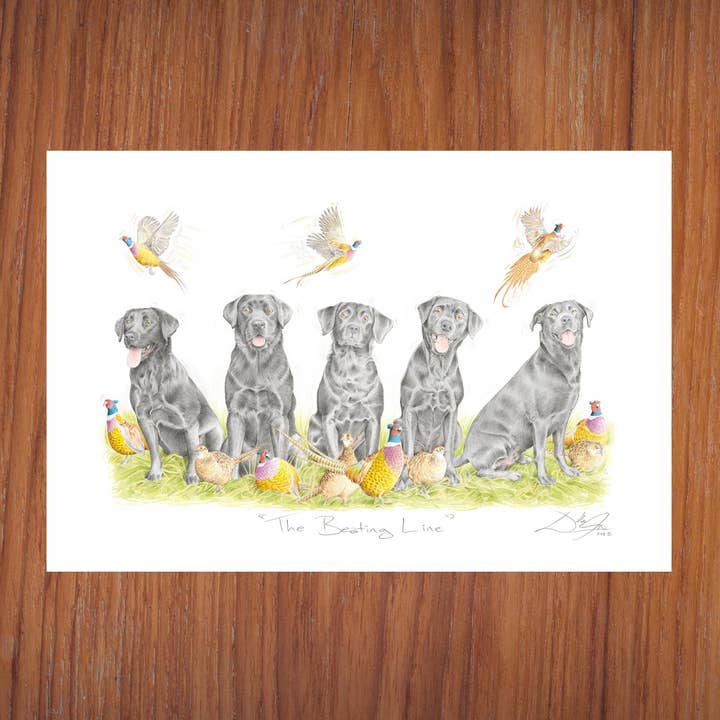 The Beating Line - Open Edition Giclee Art Print for wholesale by Will Gorman Art