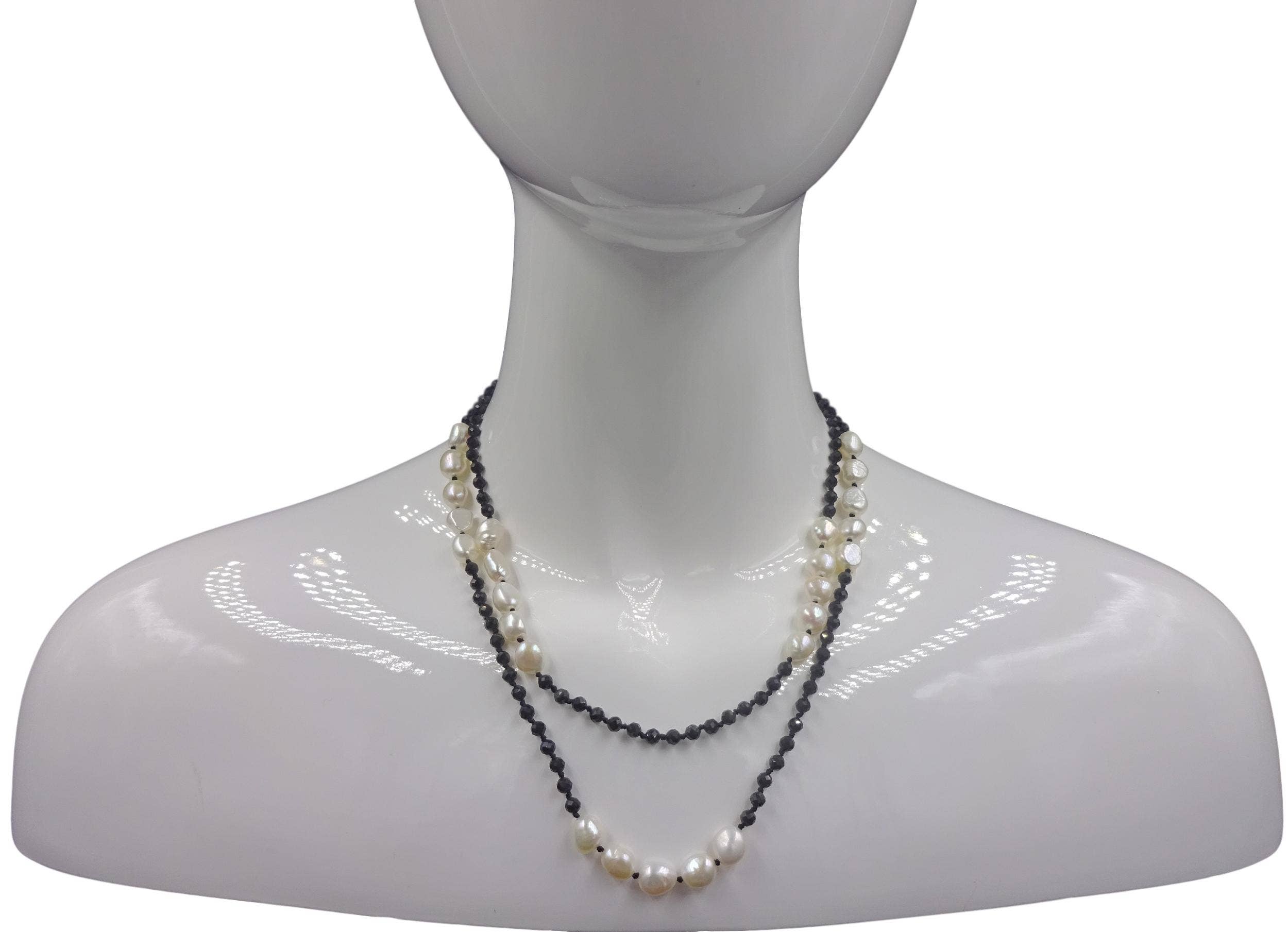 IST Jewelry - Wholesale Beaded/Pearl Necklace - Cultured Pearl & Micro-cut Gemstones Necklaces4