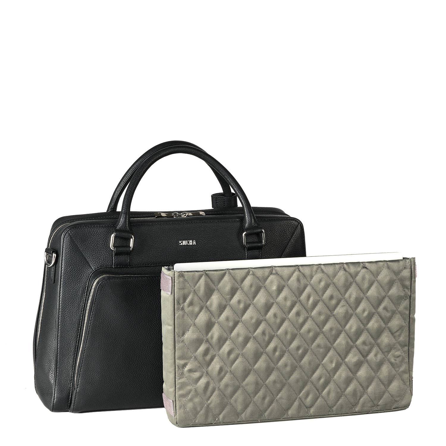 Socha - Wholesale Laptop Bag - Unisex - Laptop bag/business bag leather unisex black 15 inch8