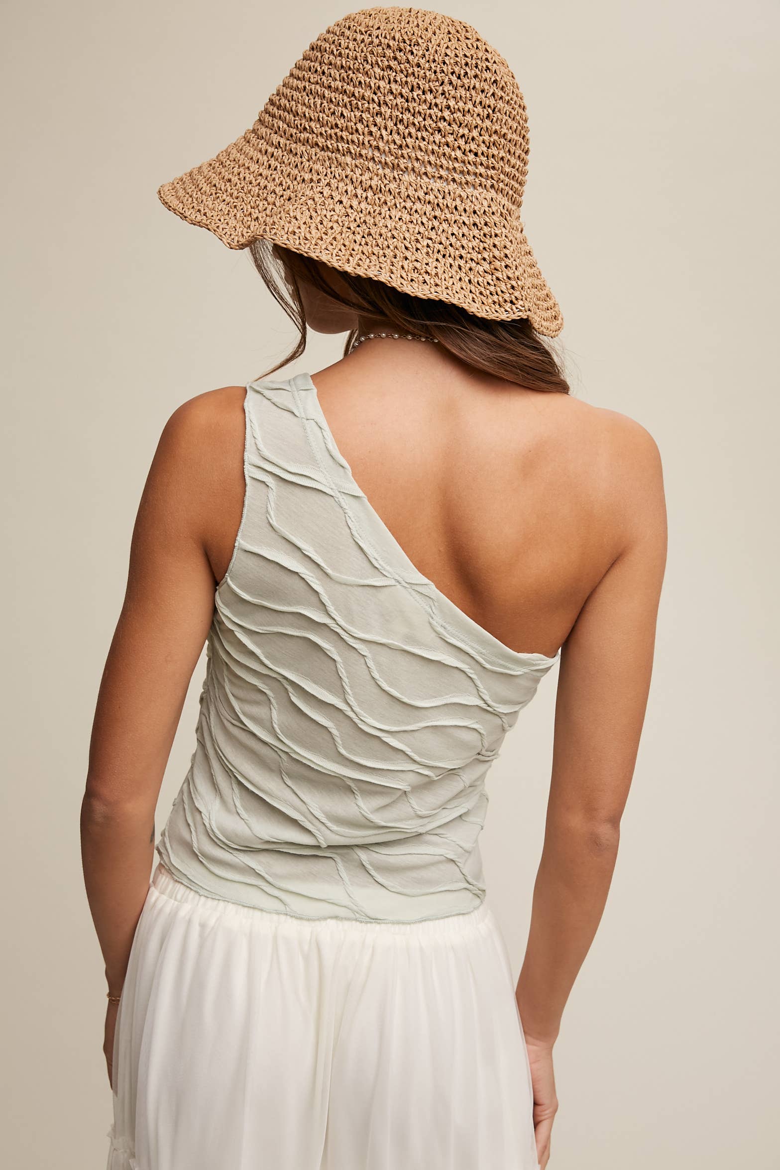 Listicle – wholesale Blus - Dam – Elegant asymmetrisk vågtopp17