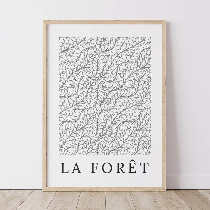 La Forêt Print for wholesale by Chalk & Ivy Prints