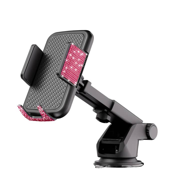 LAX Gadgets - Wholesale Phone/Tablet Stand - Bling Cradle Dashboard Mount For iPhone/Android Retail Pack
