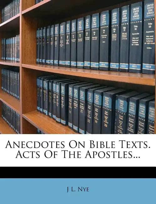 Books by splitShops - Wholesale Religion Book - Anecdotes on Bible Texts. Acts of the Apostles... - Paperback0