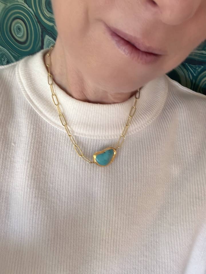 Turquoise EastWest Sur Trombone pour la vente par Grace Designs