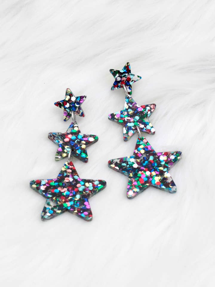 Boucle d'oreille Star Drop pour la vente par Madame Whiskers
