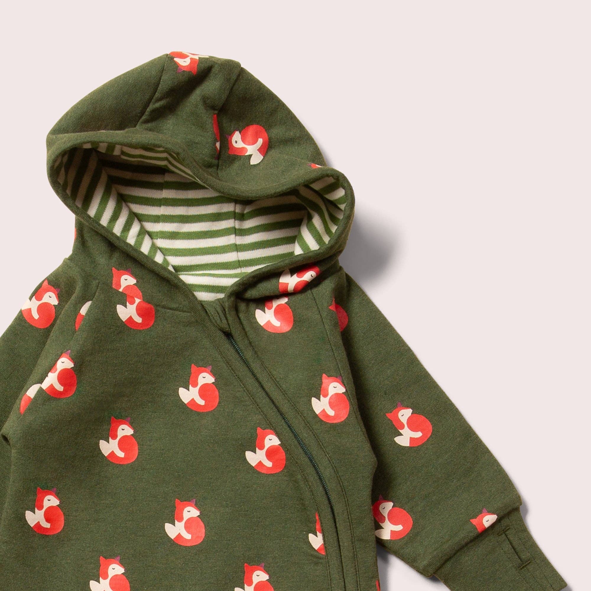 Little Fox Reversible Hooded Snug As A Bug Suit for wholesale on Faire6