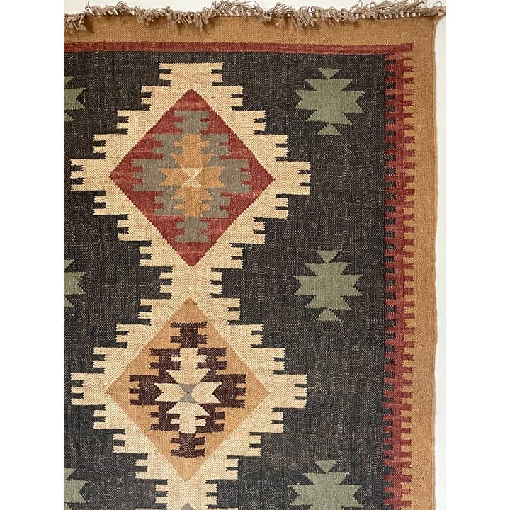 4 x 6 Ft - Juta\ Lã Tecido à mão Kilim, Decor Home, TAPETE\ TAPETE e outras tendências em Compre pano chão B2B. Devoluções gratuitas e condições de pagamento a 60 dias na Faire na Faire.