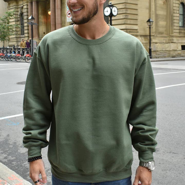 Forever11 – Großhandel Sweatshirt – Herren – Gildan 18000 Unisex-Sweatshirt mit Rundhalsausschnitt, Heavy Blend