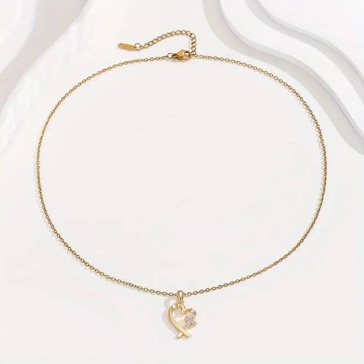 Syrrios Gifts LLC - Wholesale Pendant/Charm Necklace - Heart Cross Pendant Necklace Christian Jewelry Gift Women4