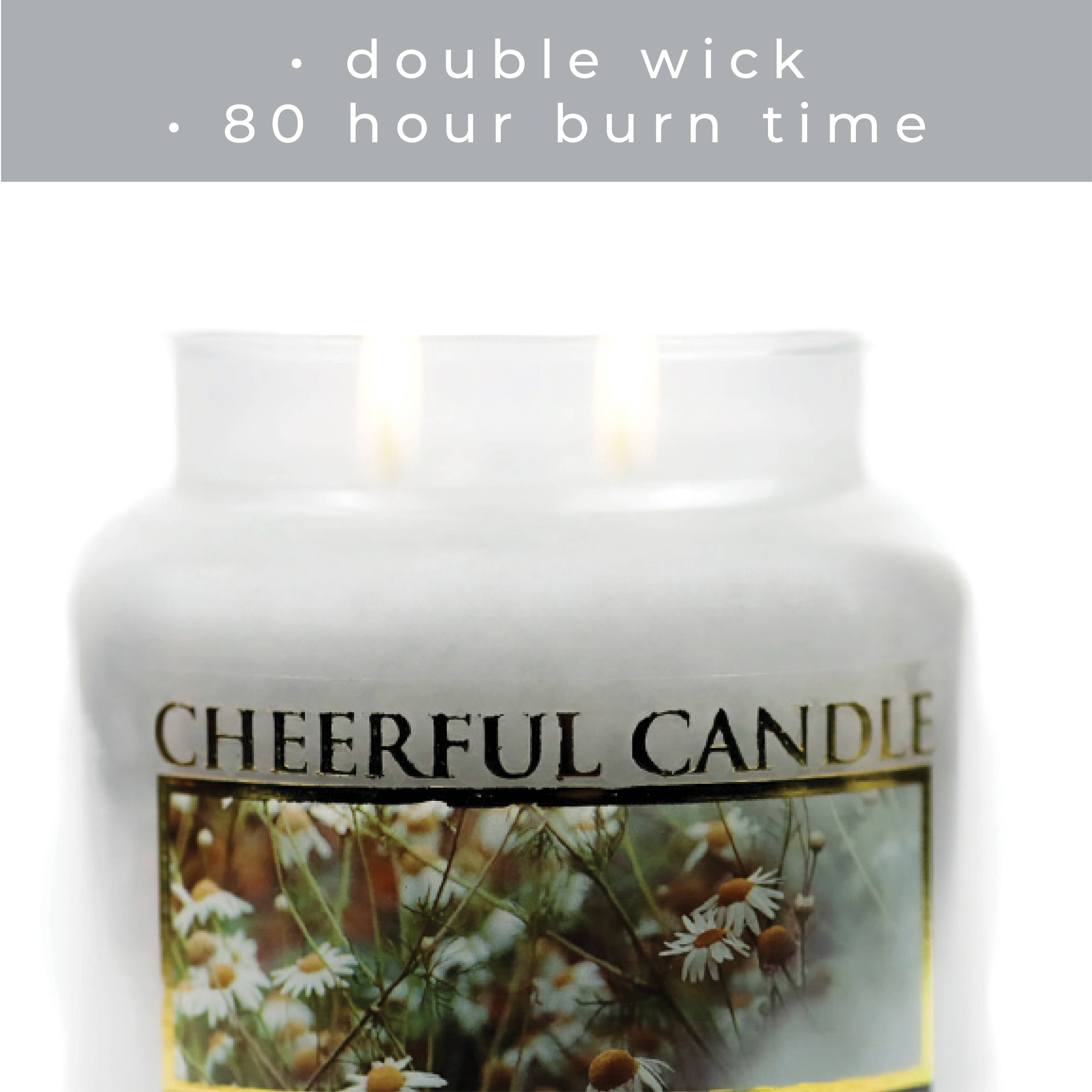 A Cheerful Giver – wholesale Burkljus – Cheerful Candle (453 g) – kamomill och ambermist3