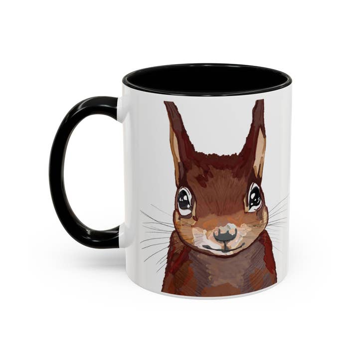 Blue Cava – wholesale Coffee mug – Squirrel Two Tone Coffee Mugs (11oz & 15oz)