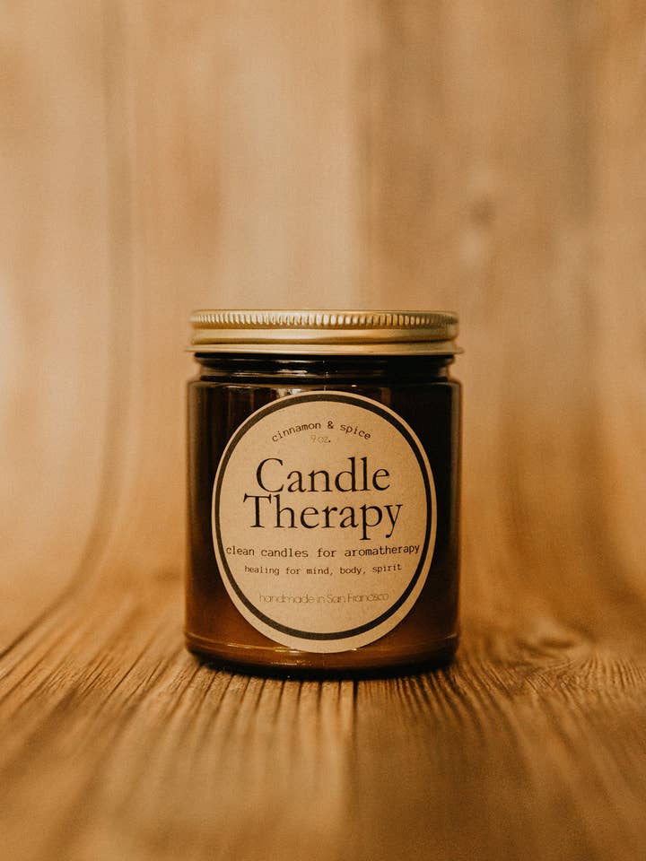 Cinnamon & Spice 9oz Candle for wholesale by CandleTherapy