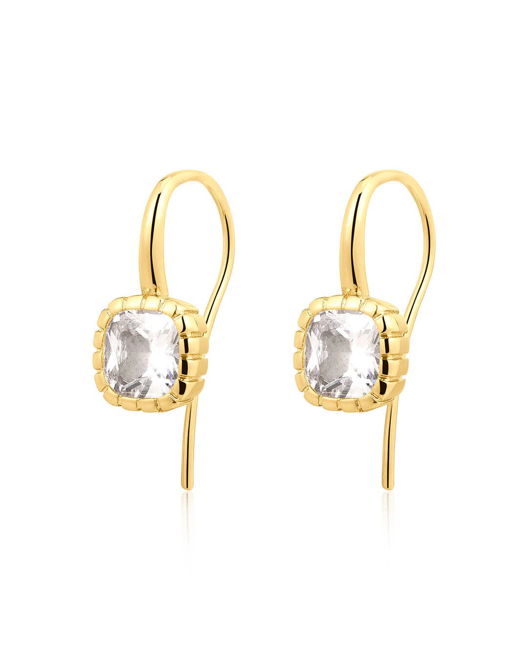 Luv AJ - Wholesale Huggie Earrings - The Classique Cushion Hook Earrings