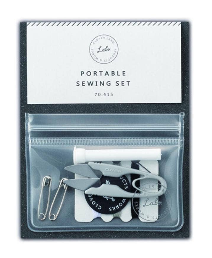 「FUNJI」In Japan - Wholesale Embroidery/Cross Stitch Supplies - Clover Labo Portable Sewing Kit: Compact Travel Mending Set0
