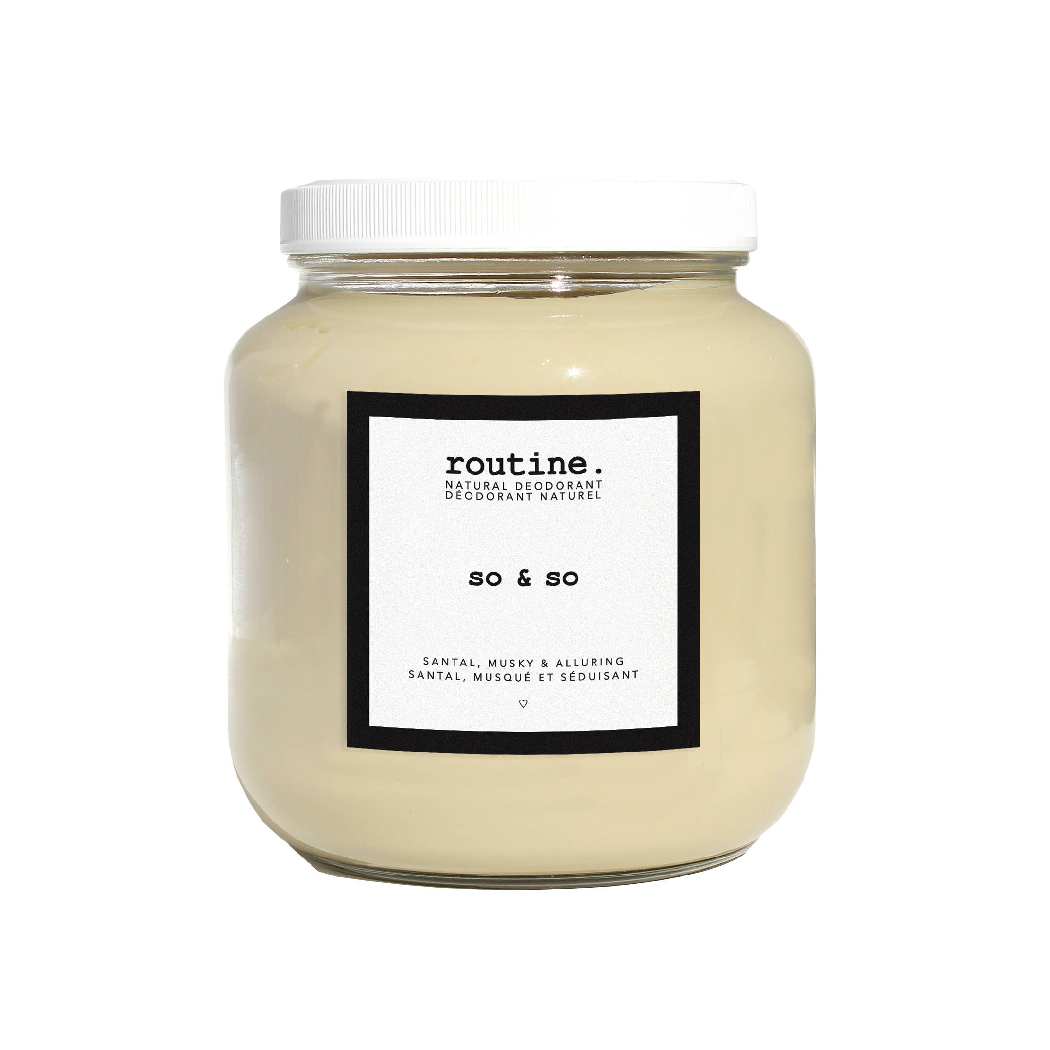 Routine - Wholesale Deodorant - Unisex - Deodorant (cream formula) - for refill/zero waste stores30