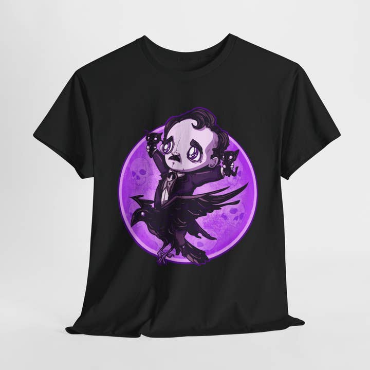 Poe Kommer Unisex Tjock Bomulls-T-shirt för wholesale av LVB Art