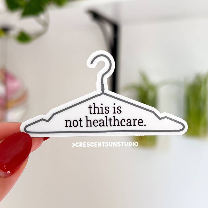 Autocollant Pro-Choix, Droits Reproductifs, Pro Roe vs. Wade pour la vente par Crescent Sun Studio