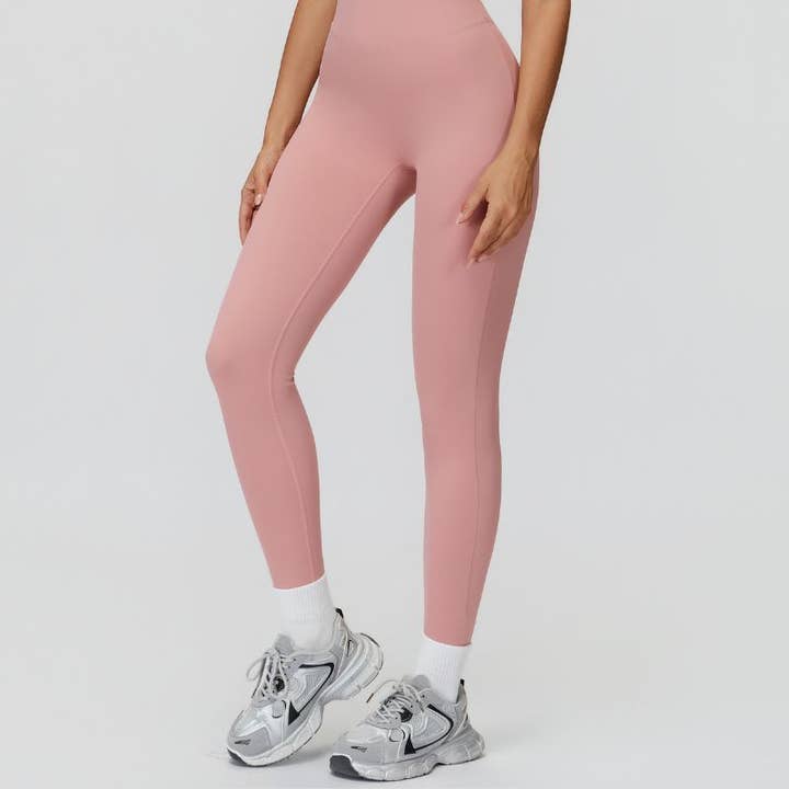 WONDERXFANS - Wholesale Athletic/Lounge Leggings - Women's - High-waisted V-neck leggings at the back8