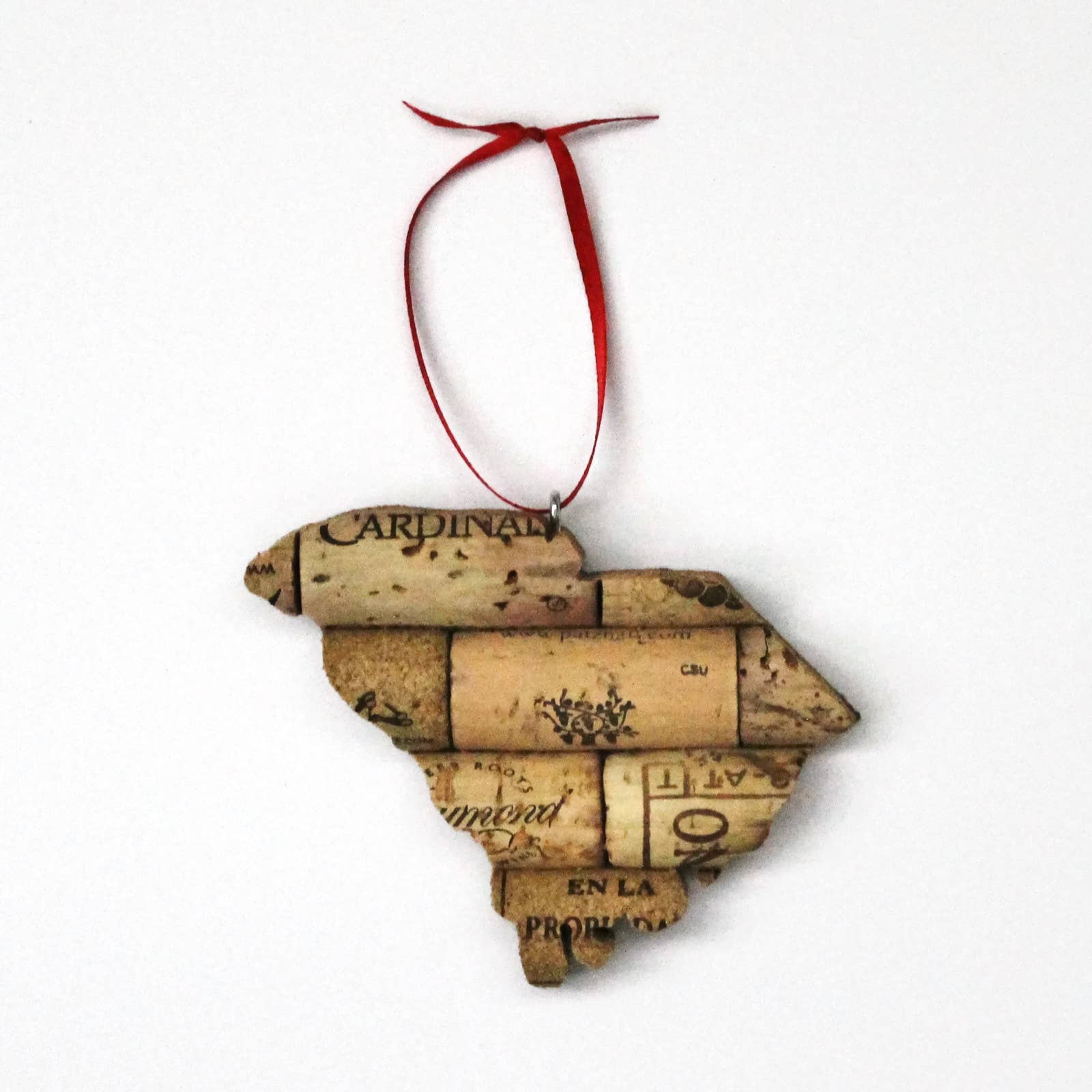 Desert Coastal Studios - Wholesale Ornament - Pick Your State Wine Cork Ornament - Gift for Wine Lover20