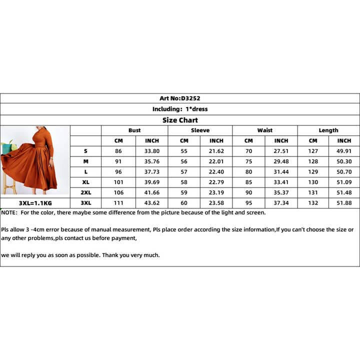 ACCITY - Wholesale Dress - Women's - FASHIONABLE PLEATED PLUS SIZE SWING SKIRT DRESS_CWDMD3665