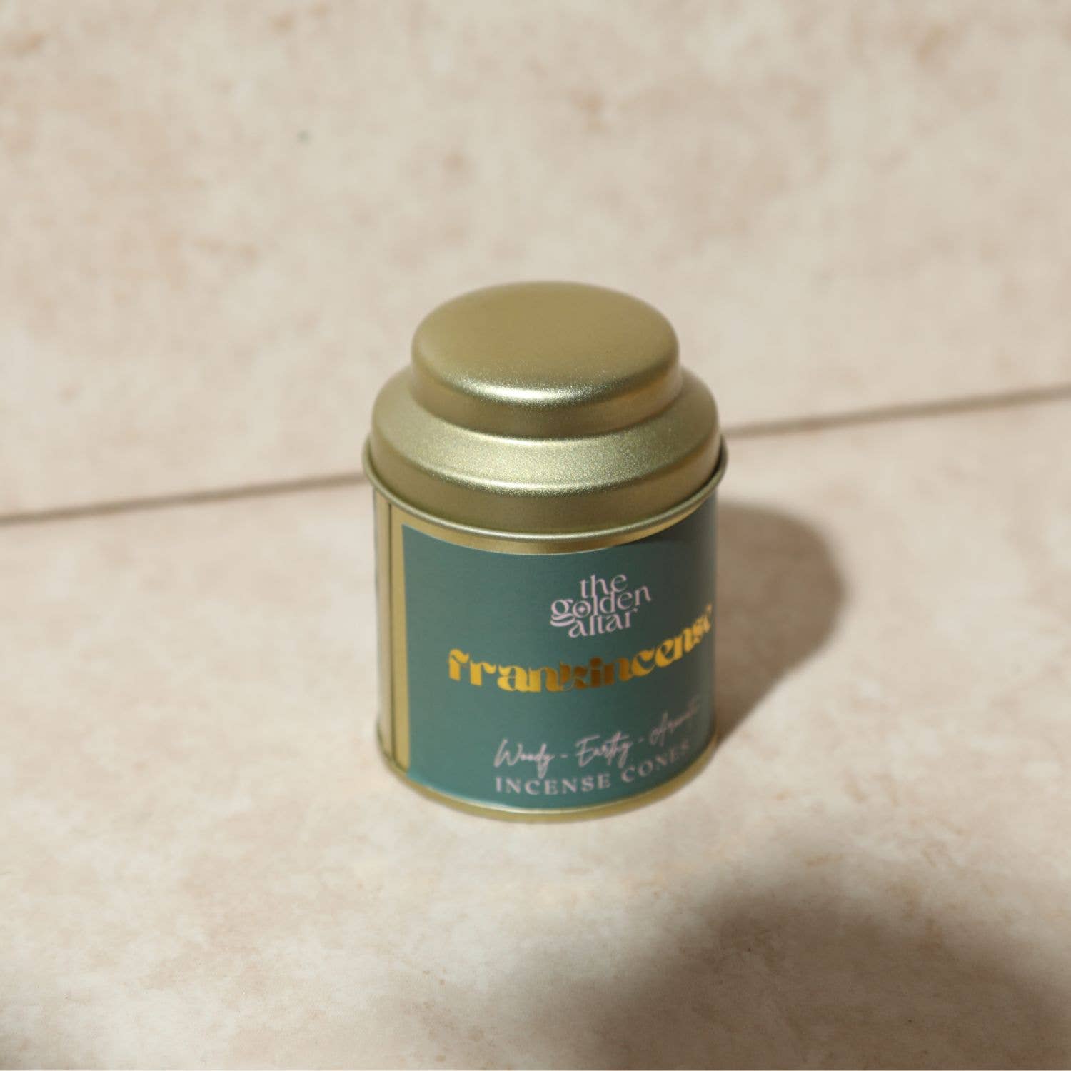 The Golden Altar - Wholesale Incense - Aromatherapy Incense Cones Tin 3