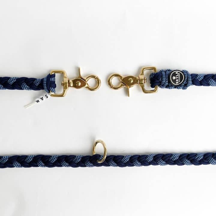 Skyla Dogwear – Großhandel Leine – Hund – Leine Paracord Ozean blau