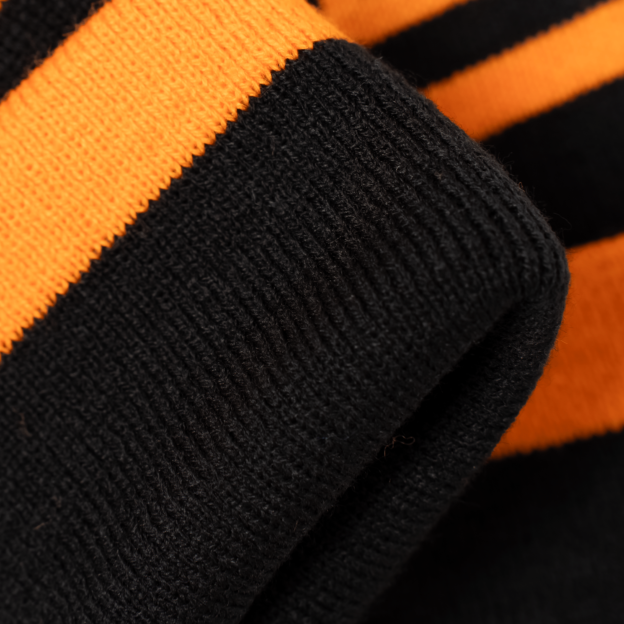 OddBalls - Wholesale Beanie - Unisex - Orange | Black - Bobble Hat1