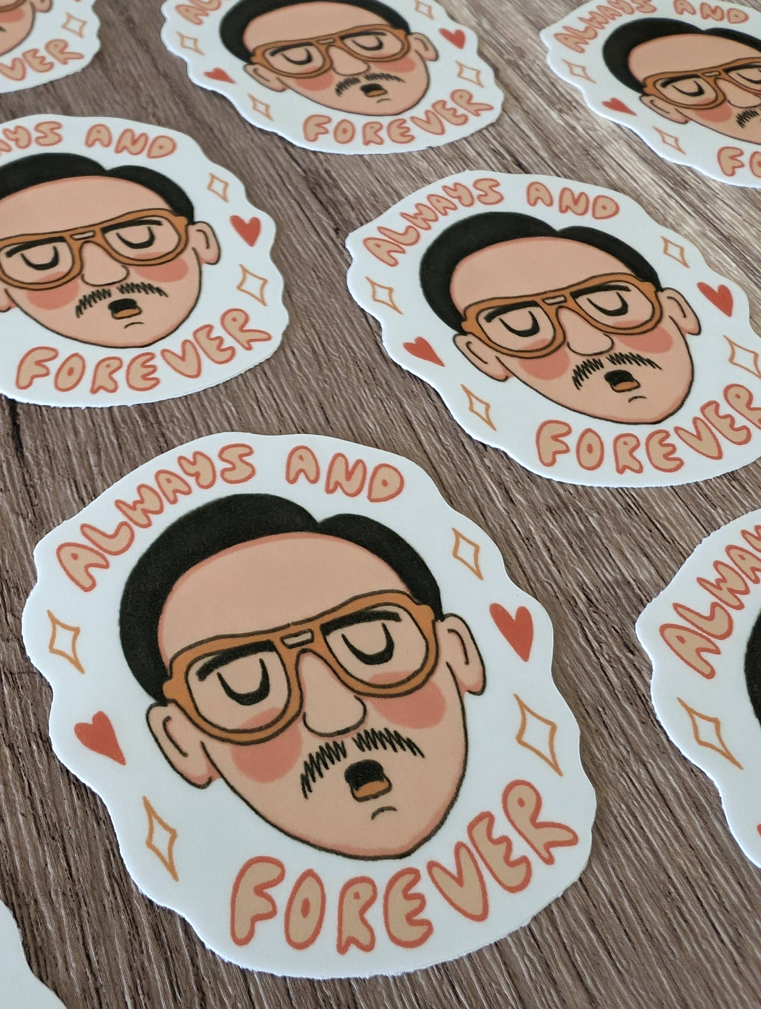 Sadsquatch – Großhandel Aufkleber – Always and Forever - Süßer Napoleon Dynamite Vinyl-Aufkleber2