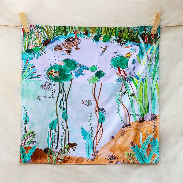 Wildlife-Spielstoff – Organisches Öko-Spielzeug für das Spiel in kleinen Welten für den Großhandel von The Wonderie - Organic Cotton Play Cloths