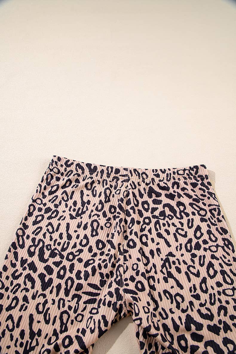 Leopard print high-waisted hip lift leggings for wholesale on Faire6