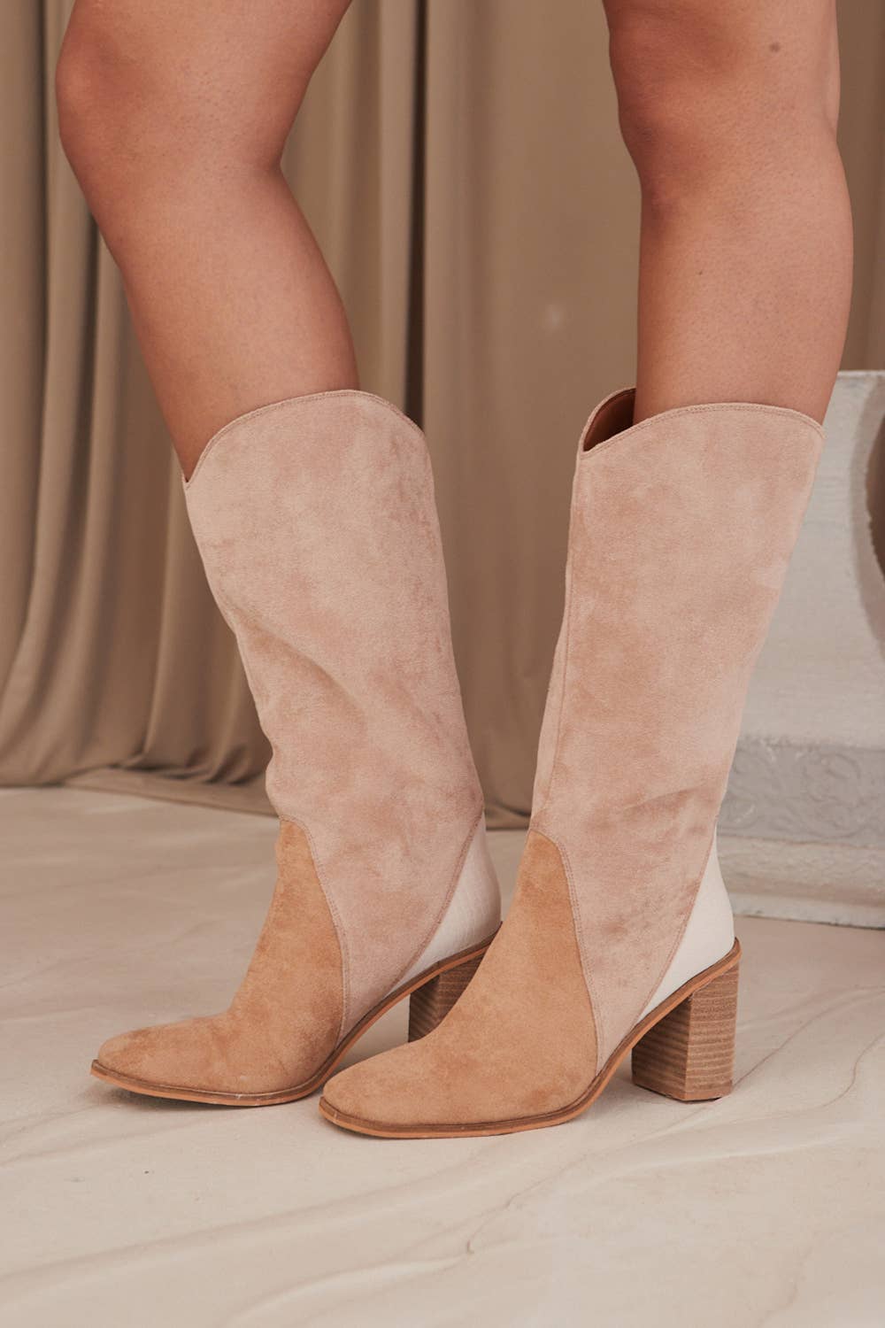 CCOCCI - Vente Bottes – femme - MINI-PACK CCOCCI | BOTTES HAUTES TRICOLORES KRISTIN0