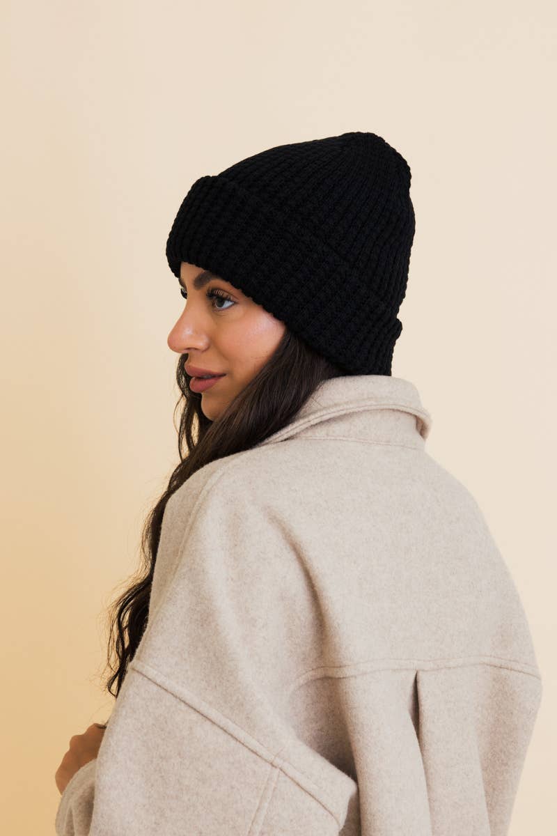 Leto Accessories - Vente Bonnet – femme - 🍞 Bonnet Toasty Waffle Puff : un coup de pouce pour vos ventes d'hiver8
