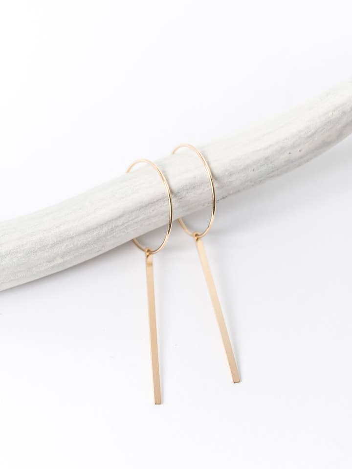 Big Sky Earrings | Gold Filled for wholesale by Clovis Jewelry