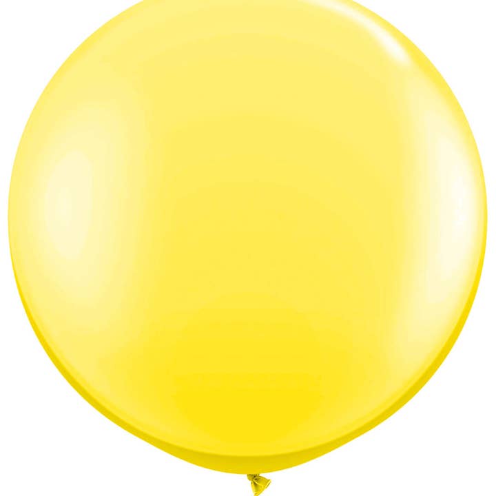 Gele ballon XL - 90 cm voor wholesale door Folat BV