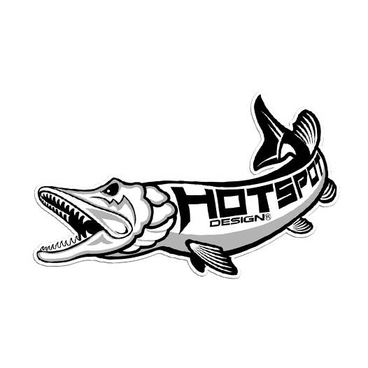 Dekal Gädda cm 54x30 för wholesale av Hotspot Design