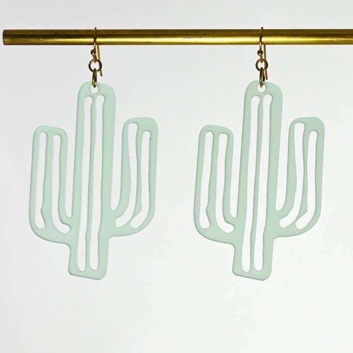 Boucles d'oreilles Cactus pour la vente par Fox & Flock