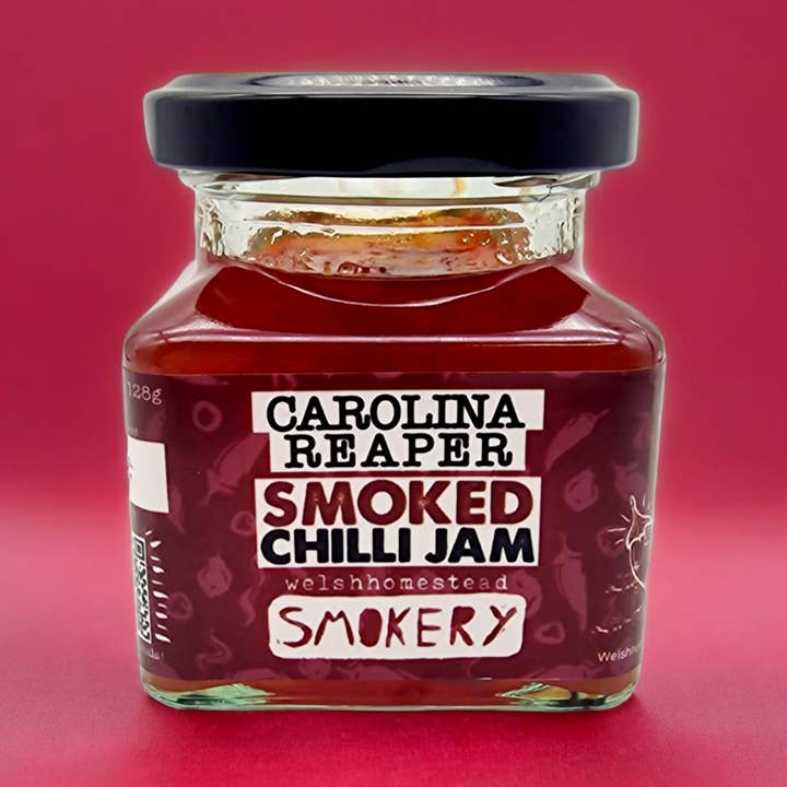 Welshhomestead Smokery – Geleia por atacado – Compota de Malagueta Fumada Carolina Reaper0