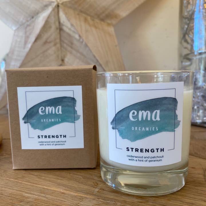 Strength Candle for wholesale by EMA ORGANICS