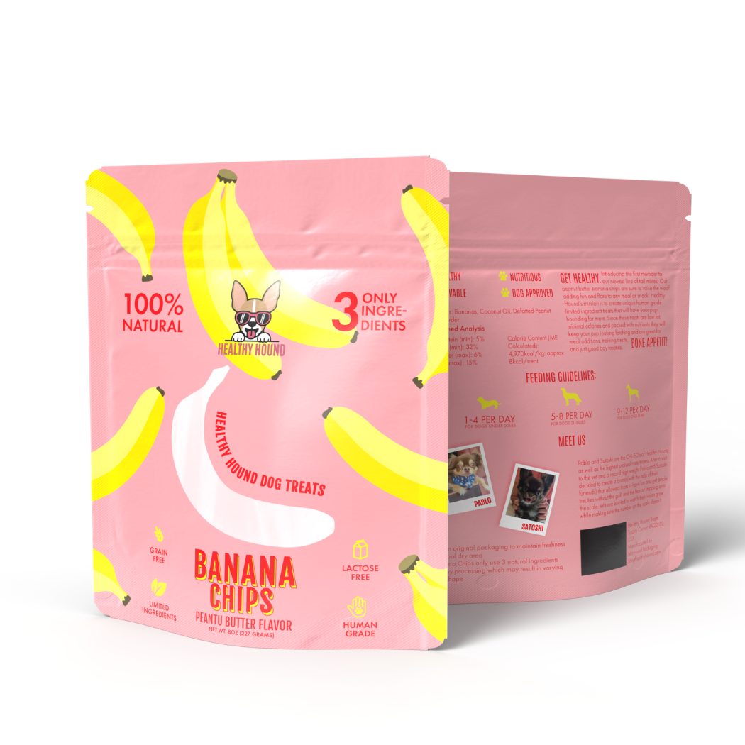 Healthy Hound - Vendita all'ingrosso Snack - Cani - Snack per cani con banana e burro di arachidi7