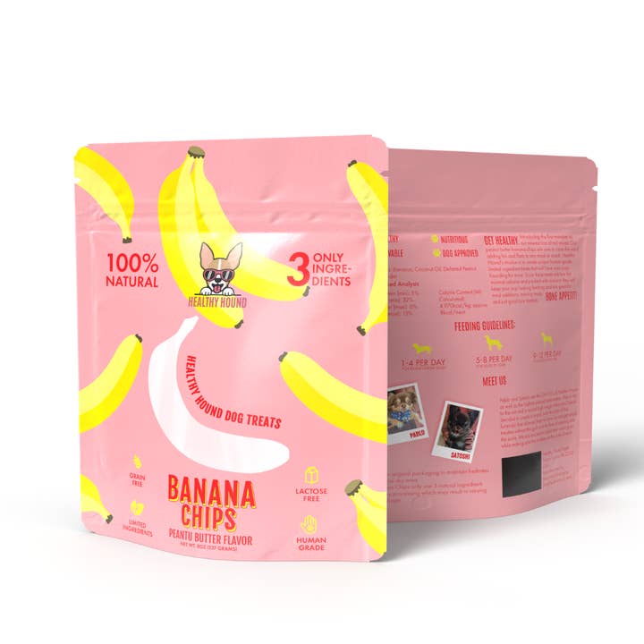Healthy Hound - Vendita all'ingrosso Snack - Cani - Snack per cani con banana e burro di arachidi7