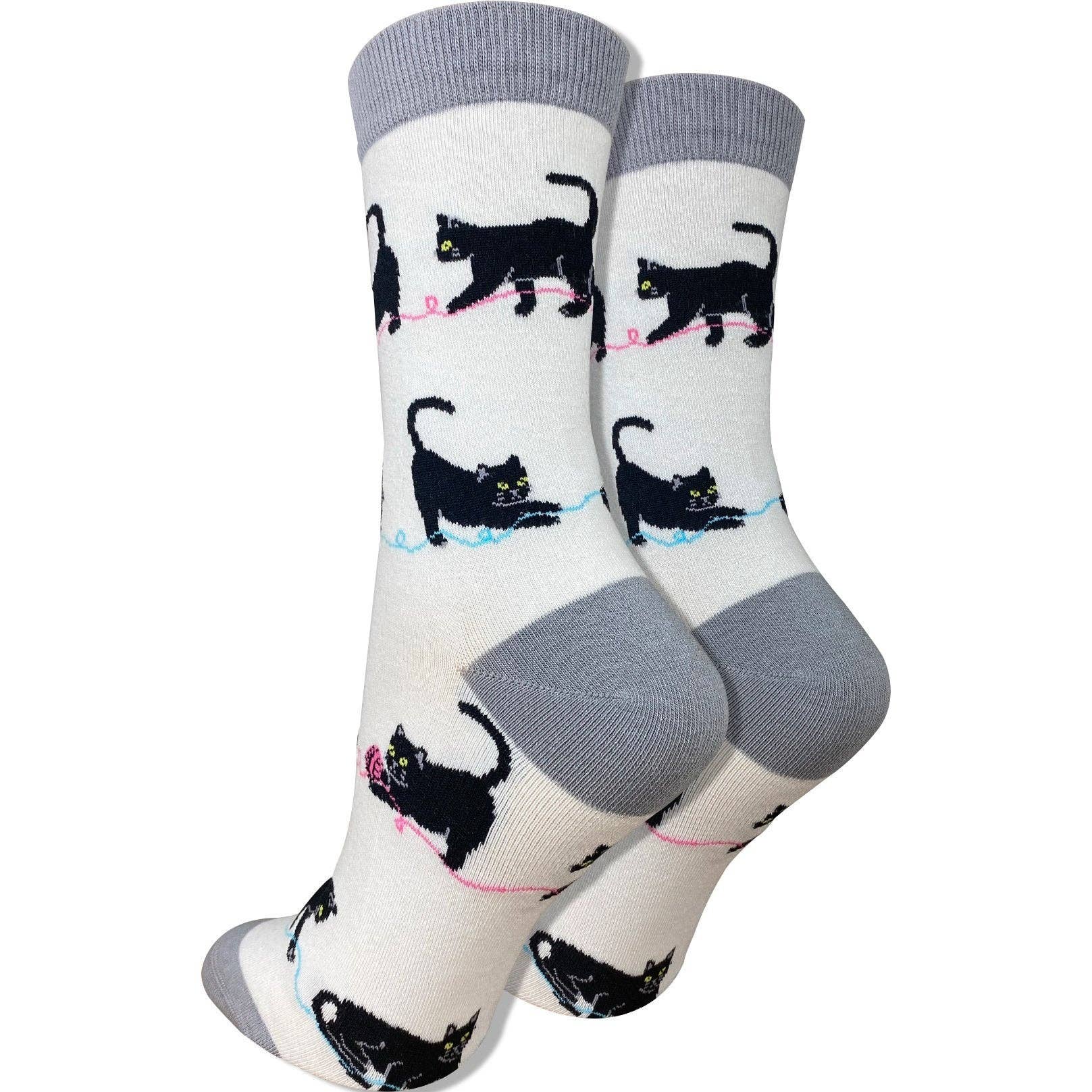 Imagery Socks - Vente Chaussettes – femme - Chaussettes pour femme motifs chats noirs5