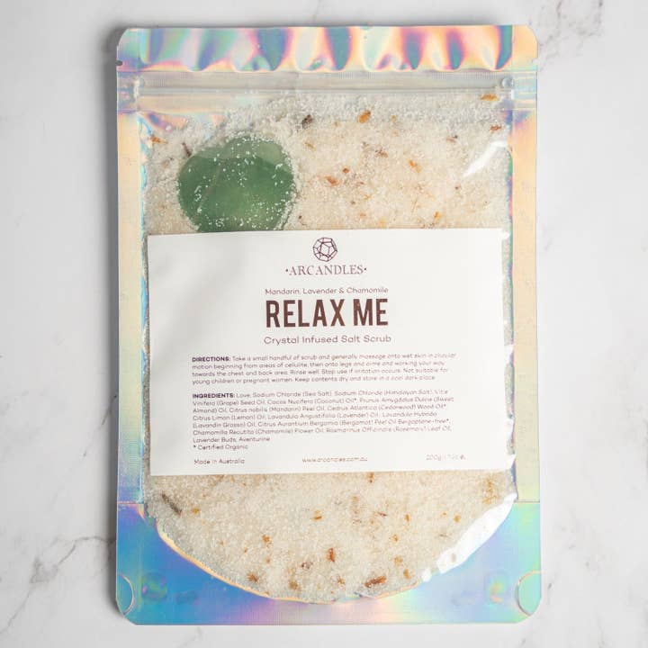Relax Me Crystal Body Scrub for wholesale by ARCANDLES