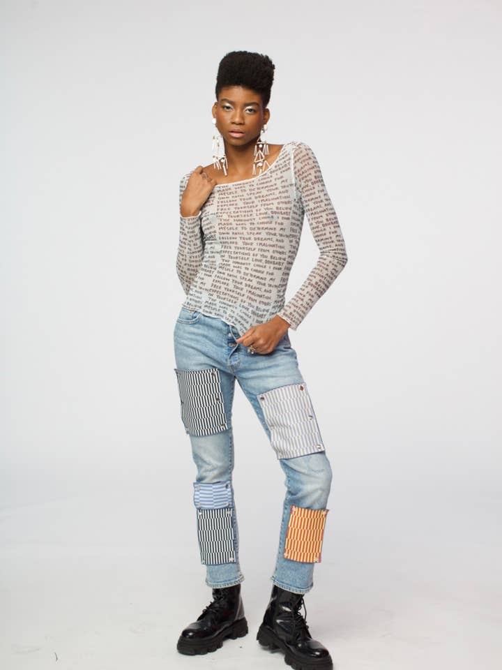 Top trasparente Letter To You per la vendita all'ingrosso da parte di OOH BABY By Anika