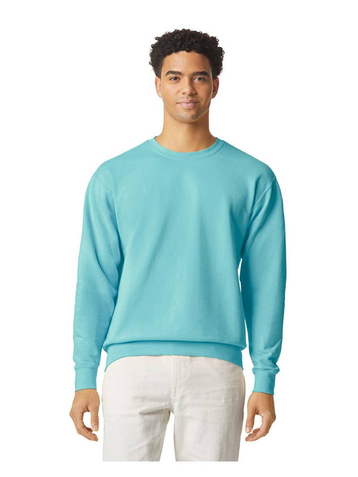 Total Apparel - Wholesale Sweatshirt - Unisex - Comfort Colors Lightweight Crewneck Blank Sweatshirt 14662