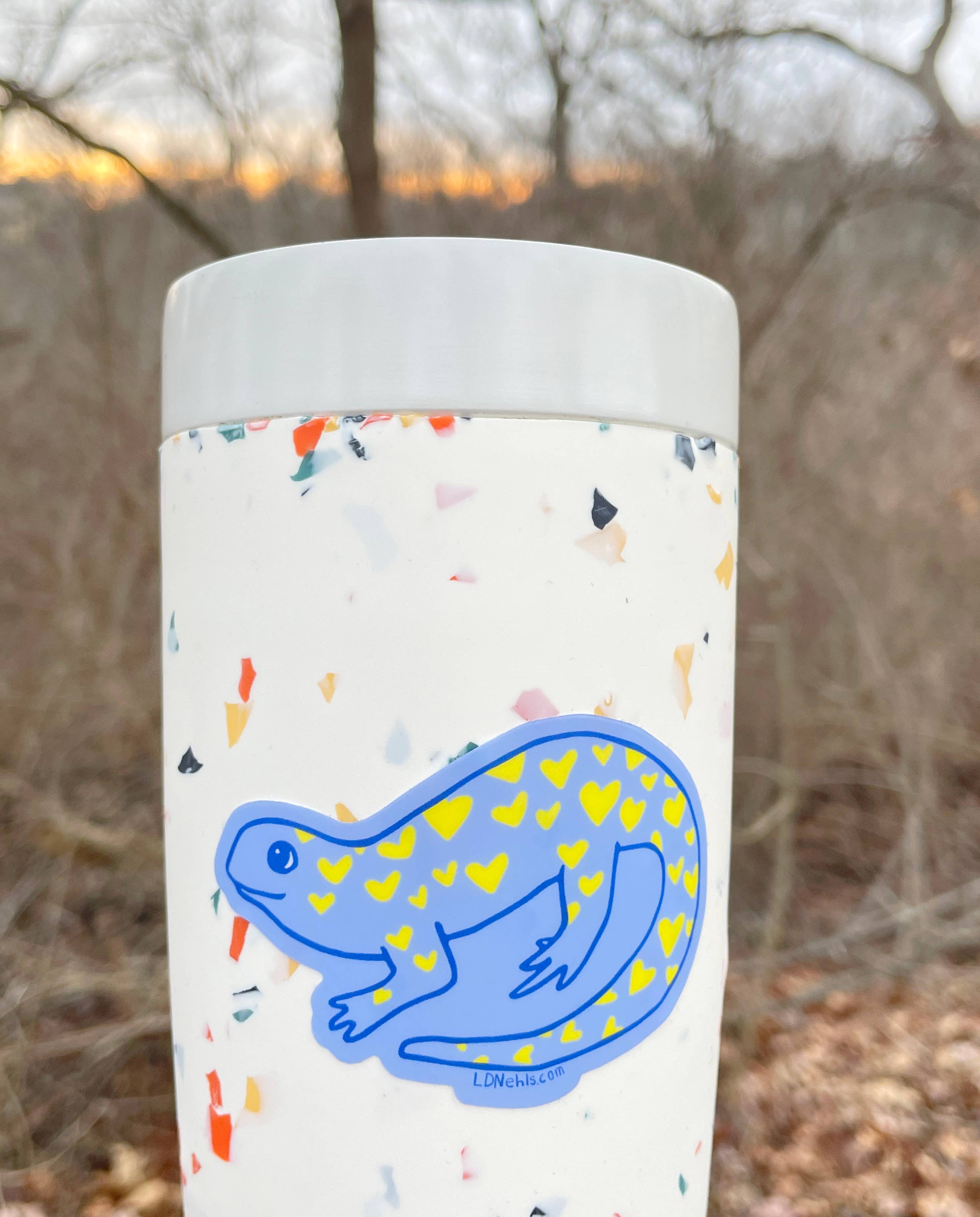 LD Nehls - Wholesale Sticker - Yellow Heart-Spotted Salamander Sticker2