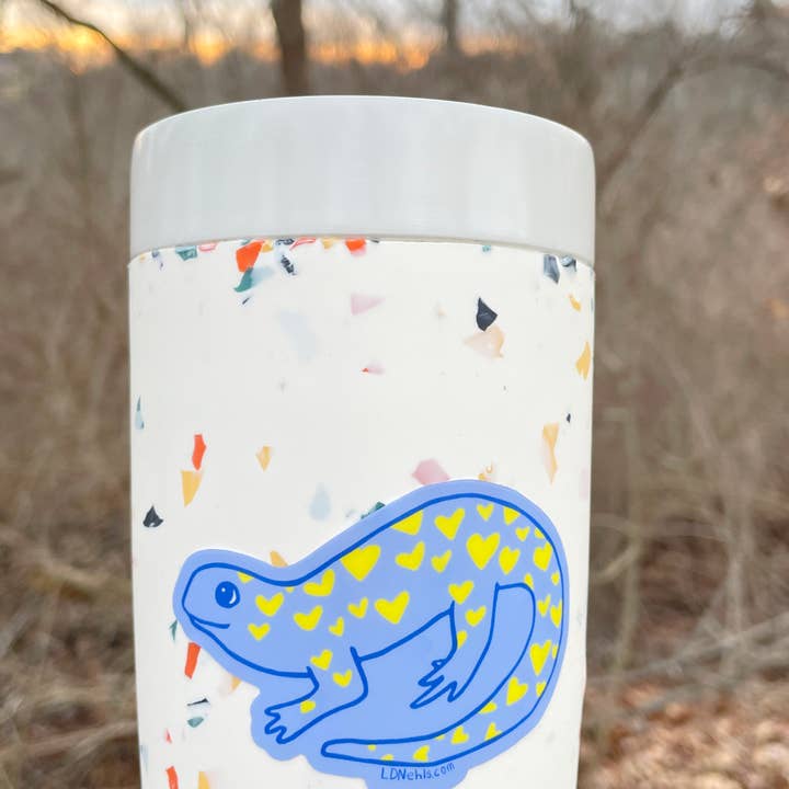LD Nehls - Wholesale Sticker - Yellow Heart-Spotted Salamander Sticker2