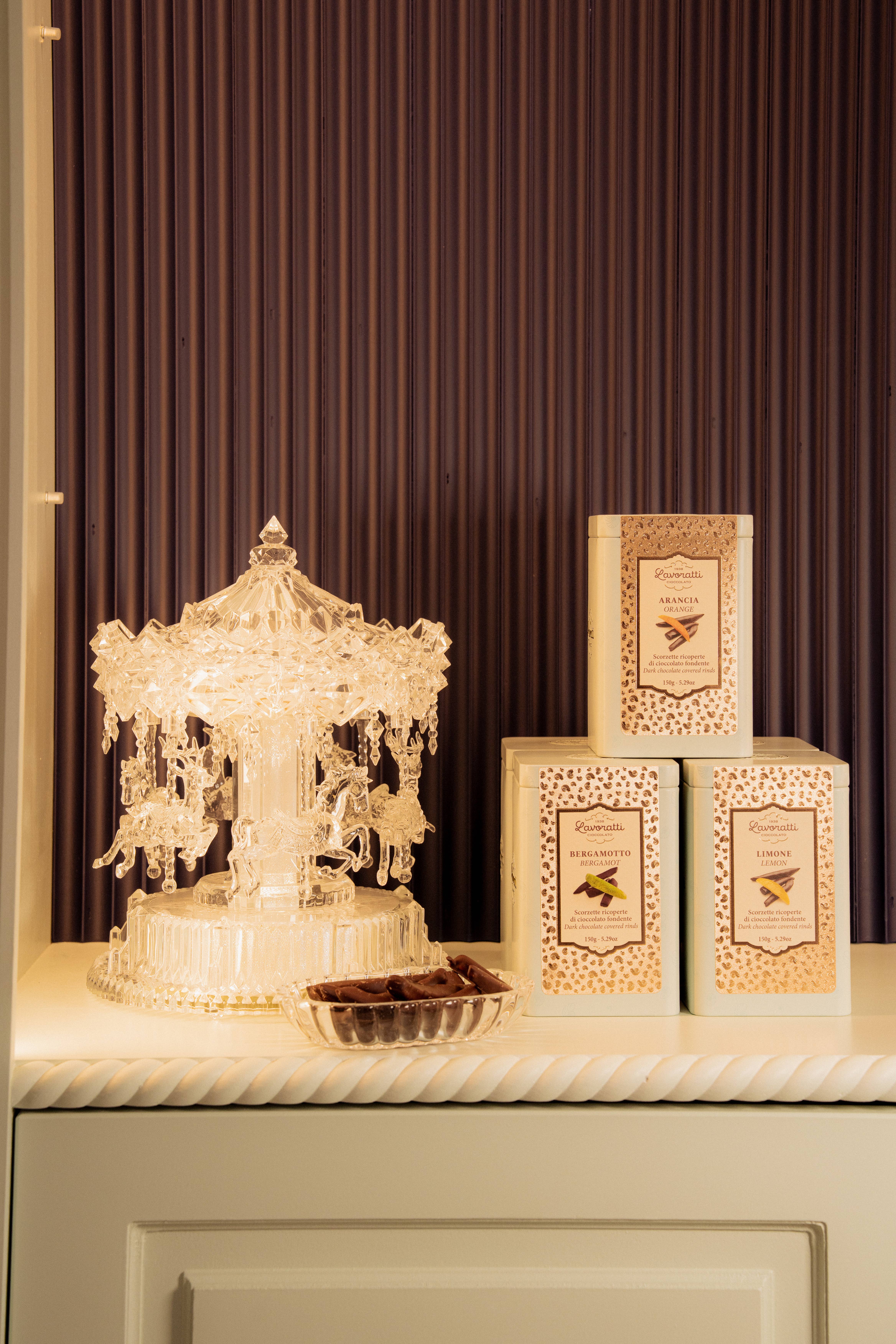 Cioccolato Lavoratti 1938 - Venta al por mayor Dulces con chocolate - Cáscaras de bergamota y chocolate negro 150 g2