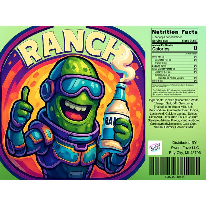 Sweet Faze LLC - Wholesale Crisps - Freeze Dried Pickles | Ranch - Wholesale1