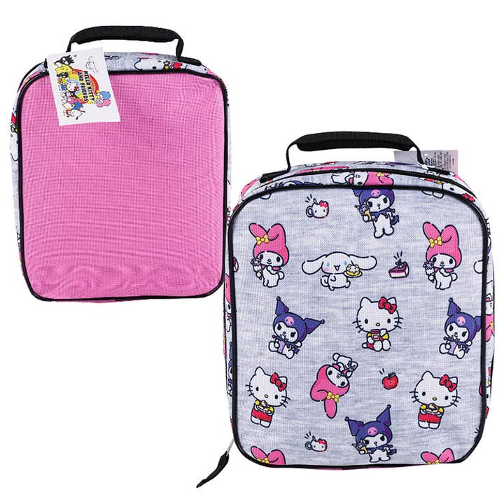 HELLO KITTY FRIENDS RECTANGULAR LUNCH BAG for wholesale by Paperdoll